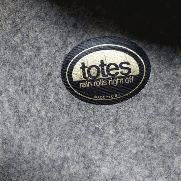 Totes Mens Gray Size Medium Newsboy Hat Cabbie Made in USA - Picture 6 of 9